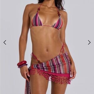 Jaded London dupe three piece swim set